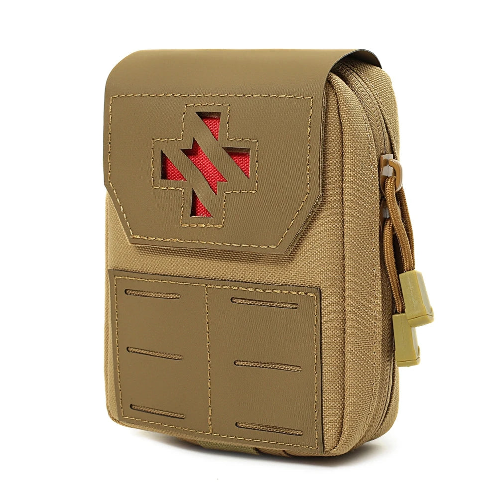 1000D Tactical Medical Bag Outdoor Sports Waterproof EMT Pouch Hunting EDC Molle Waist Holder Emergency Drug Storage Bag