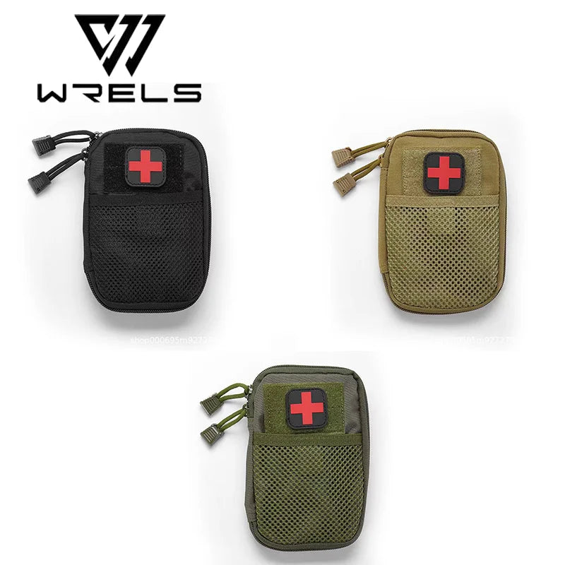 Tactical First Aid Bag Emergency Camping Hunting Mountaineering Medicine Bag Lightweight Utility Tool Portable Storage Waist Bag