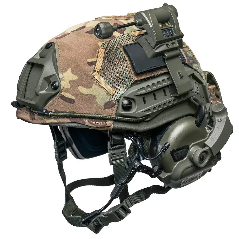 5-Piece FAST Tactical Helmet Set Modular Head Protective Gear Impact‑Resistant Bump Helmet for Airsoft Paintball Wargame Cosplay