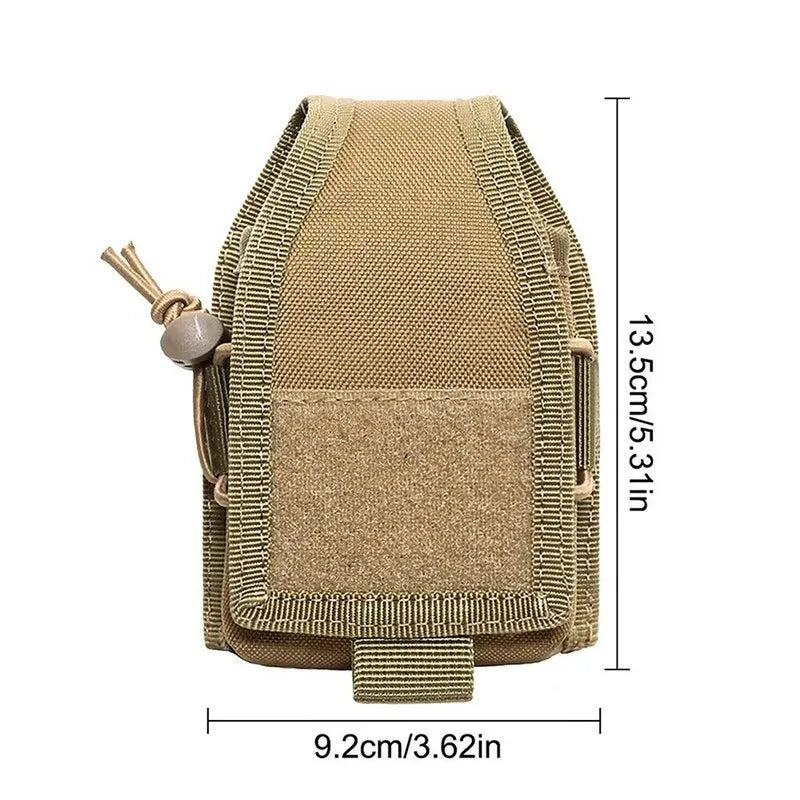 Portable Outdoor Walkie Talkie Pouch Tactical Oxford Molle Radio Pouch Holder Pocket Hunting Sports Waist Bag Interphone Holster