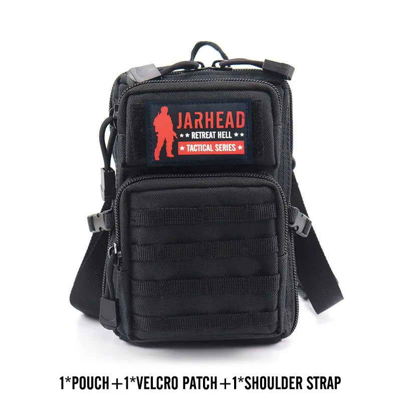 New Tactical Molle Zippered Pouch EDC Tool Pouch Tactical Phone Pouches Mini Waist Pouches Medical EDC IFAK Pack Mini Design