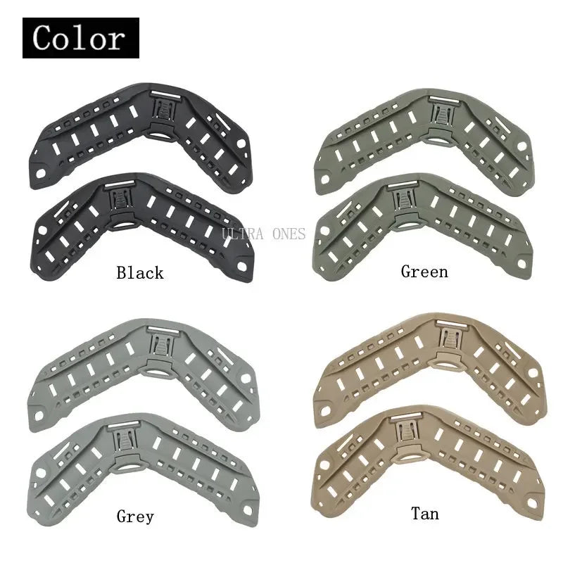 Hunting Helmets Side Guide Rail Tactical Fast Helmet Adapter Guide Rail Shooting Wargame Cs Helmet ARC Guide Rail Adapters