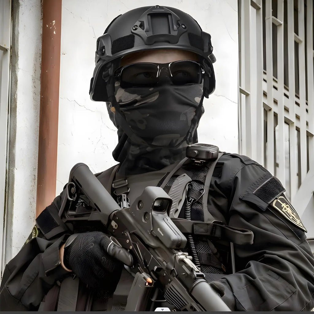Airsoft Helmet Tactical Helmet,Airsoft Mask Mesh,Elastic Balaclava Mask, Anti Fog Airsoft Goggles, Tactical Full Face Protection