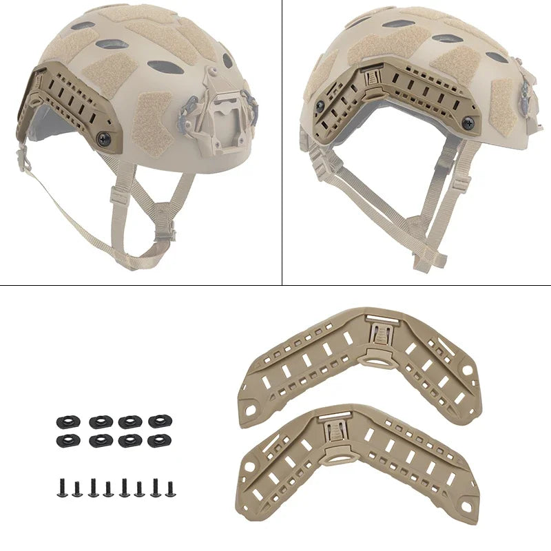 Tactics FAST SF Helmet Rails Ultra-high Cut ARC Helmet Rails Adapt 3.0 Hidden Wiring Airsoft Helmet Accessories