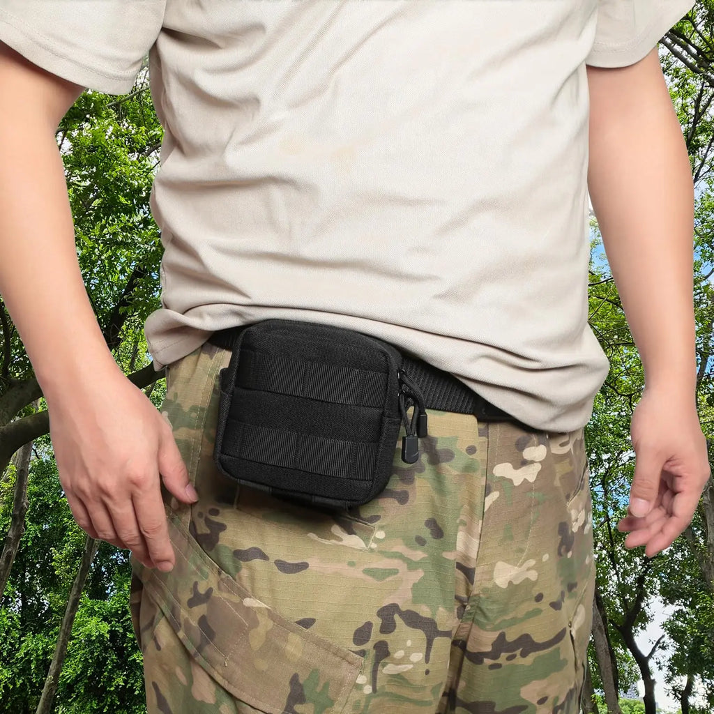 Mini Tactical Molle Compact Utility Pouch - General Purpose Small Admin Molle Pouches EDC Tool Utility Multi-Purpose Waist Belt