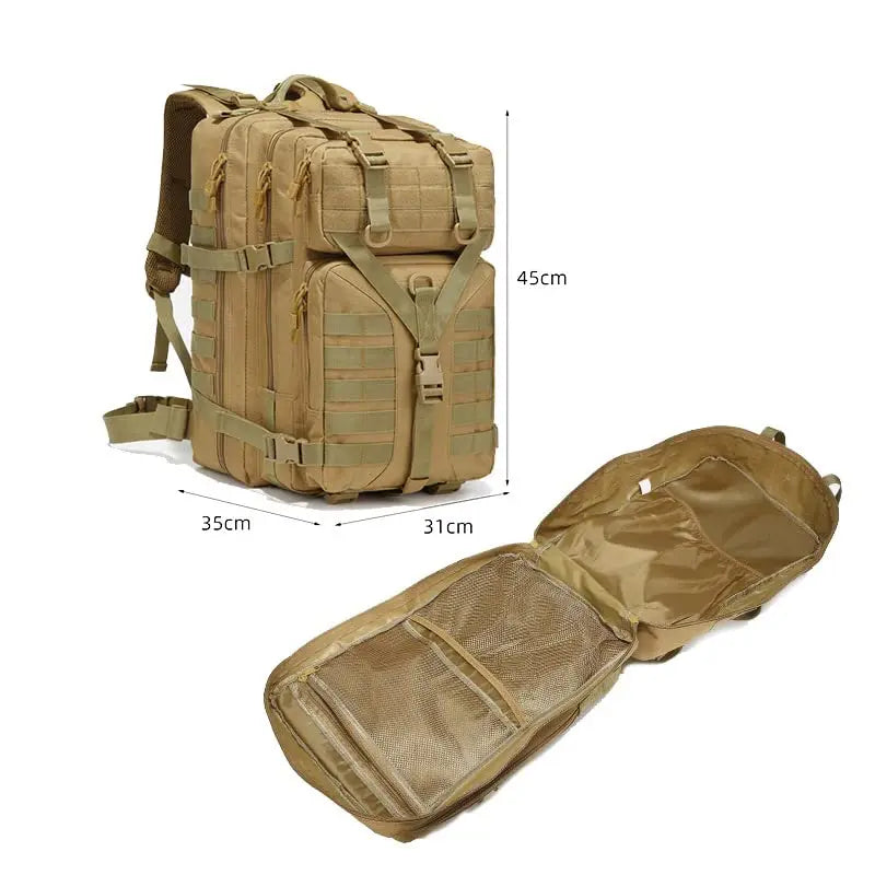 Outdoor Sports Pack Hiking Bag Rucksack Knapsack Combat Camouflage Tactical Backpack