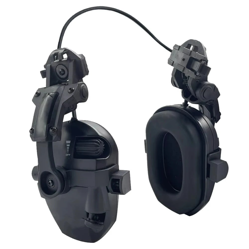 Active Helmet Mounted Earmuffs For Shooting Electronic Hearing Protection Ear Protect Noise Reduction Active Hunting Headphone