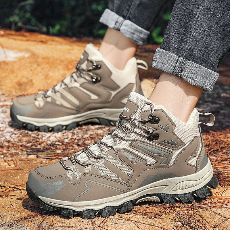 2026 New Hiking Shoes Unisex Outdoor Hiking Sports Shoes Camping Boots Ladies Waterproof Walking Shoes Non-slip Hiking Shoes