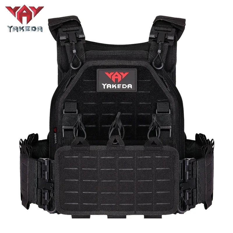 Yakeda Tactical Equipment Fast Release Outdoor Training Chalecos Molle Camo Body Protection Plate Carrier Tactical Vest