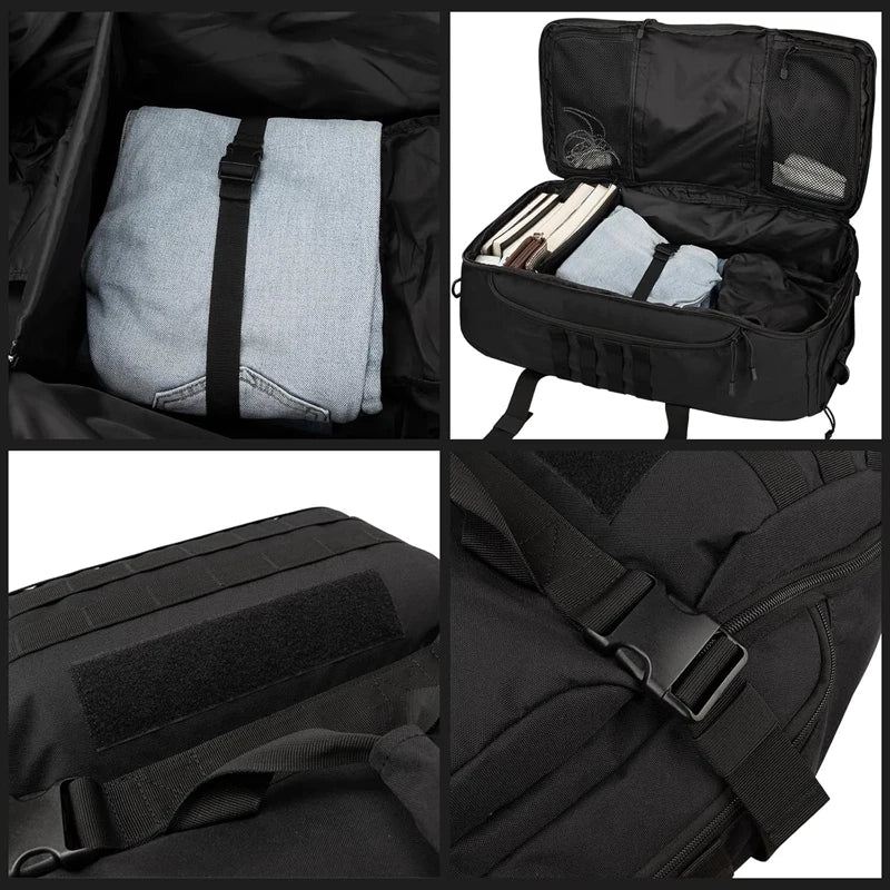 LQARMY 25 45 80L Waterproof Travel Bags Large Capacity Luggage Bags Men Duffel Bag Travel Tote Weekend Bag Duffel Bags