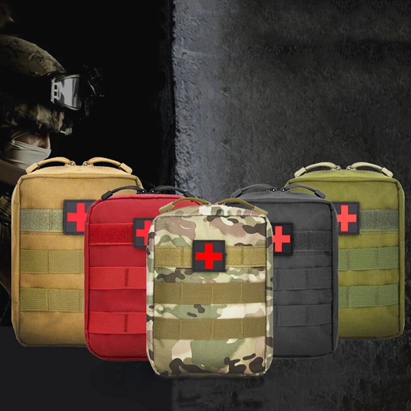 First Aid Bag Tactical Medical Pouch Outdoor MOLLE EMT Emergency Survival Kit Hunting Camo Training Bag