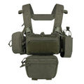 YAKEDA Tactical Chest Rig with 5.56/7.62 Magazine Pouch Holder, Pistol Pouch, Wing Pouch, Molle Dangler Pouch
