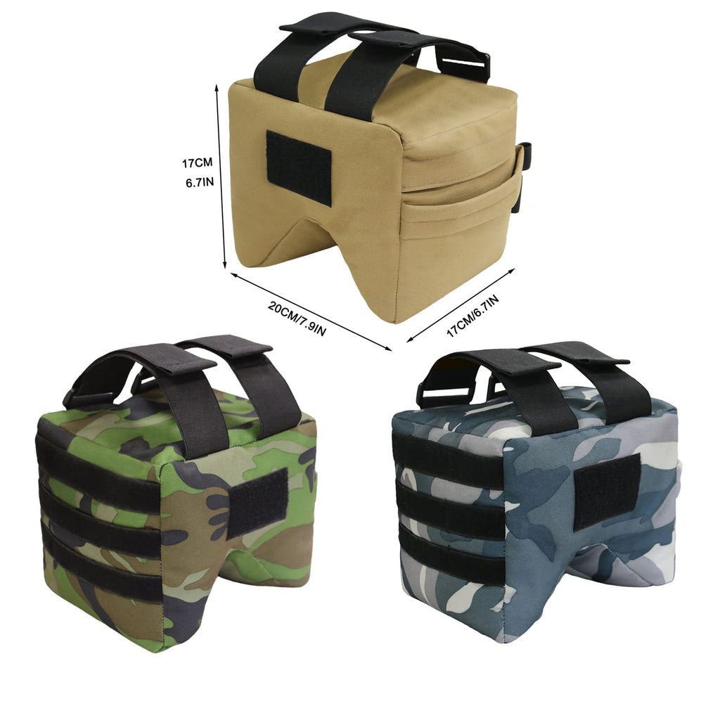 Durable Un-Filled Shooting Rest Bag Target Stand Large Size Sand Bag Bench for Hunting Photography Versatile Support Sandbag