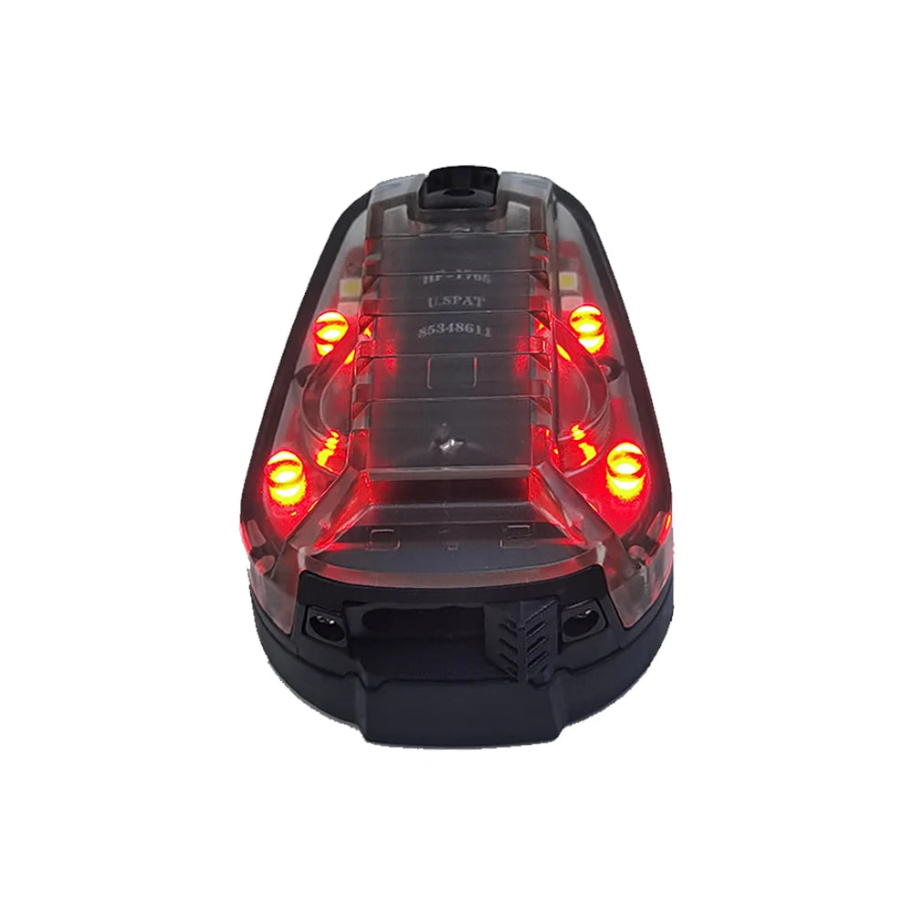 Outdoor Sports Tactical Helmet Signal Light Green Red Blue Infrared Strobe Ladybug Light Multi-purpose Outdoor Equipment