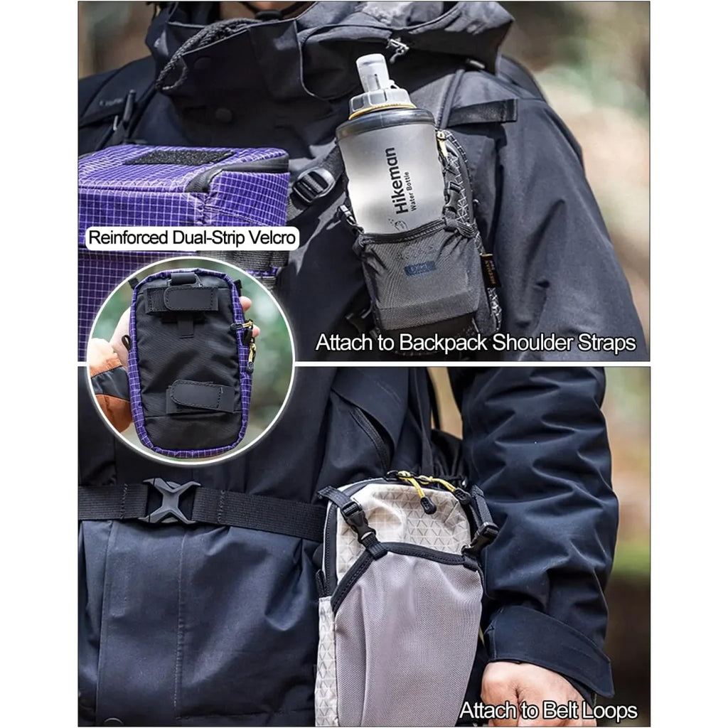 Backpack Shoulder Strap Pouch - Smartphone Strap Pack,Waterproof Backpack Strap Pocket Attachment Bag for Hikers