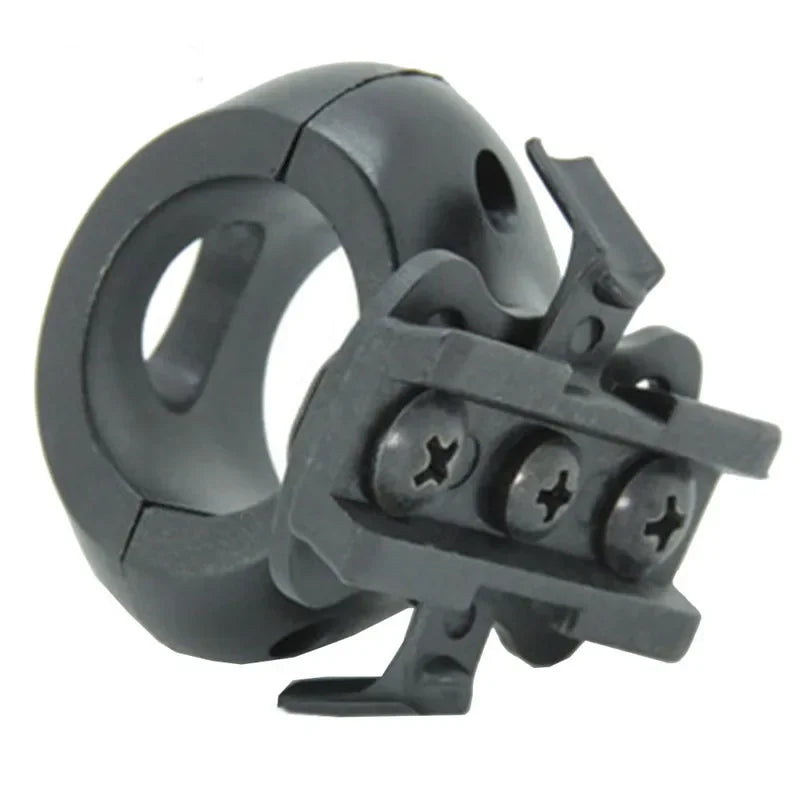 Tactical Helmet Flashlight Holder for Fast Mich Helmet Mount Clamp 60 Degree Universal Rail Helmet Light Torch Holder
