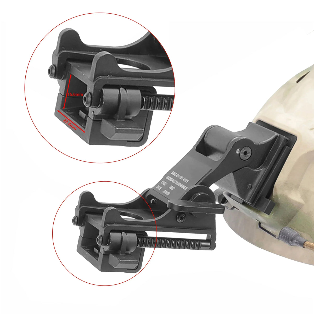 Helmet Parts NVG Mount for Mount Rhino Arm for Hunting Airsoft  PSV-7 PSV-14 Night Vision Goggles Mount