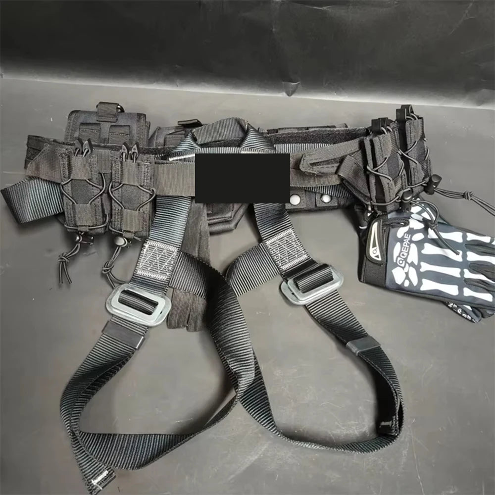 Tactical Ghost Full Set of Equipment Airsoft Cod Vest Jackets Belt Mask Gloves Gear for Outdoor CS Gaming Call of Duty Cosplay