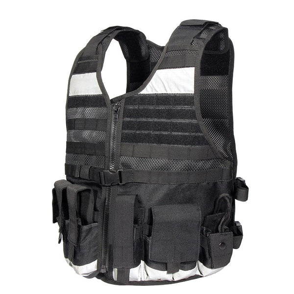 Hi-Vis Stab-Resistant Tactical Vest with MOLLE Attachments